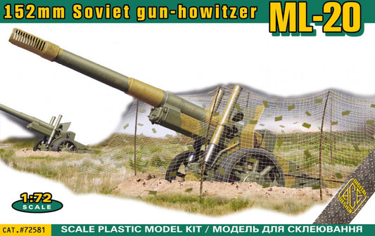 Ace Models 72581 1/72 WWII Soviet ML20 152mm Howitzer