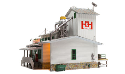Woodland Scenics BR5859 O Scale H&H Feed Mill