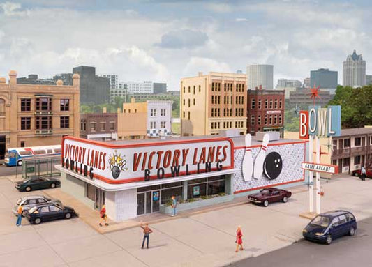 Walthers Cornerstone 4118 HO Vintage Bowling Alley Kit