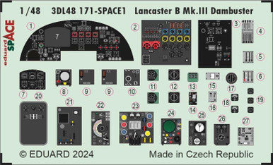 Eduard 3DL48171 1/48 Lancaster B Mk.III Dambuster SPACE 1/48