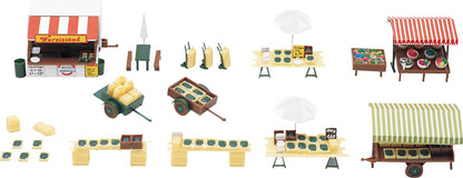Faller 180582 HO Scale Market Stands and Carts Model Kit