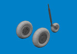 Eduard 632206 1/32 Bf 109K-4 Wheels Brassin for KOTARE