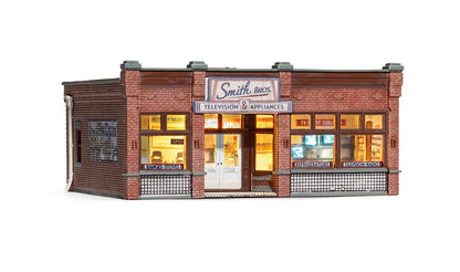 Woodland Scenics BR4959 N Scale Smith Brothers TV & Appliance