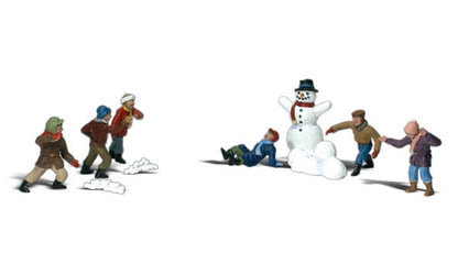 Woodland Scenics A2183 All Scale Snowball Fight - N scale