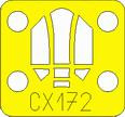 Eduard CX172 1/72 Mask Bf 109G-10 for Revell Canopy Mask Set