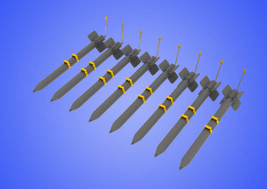 Eduard 648061 1/48 HVAR Rockets (PE & Resin)