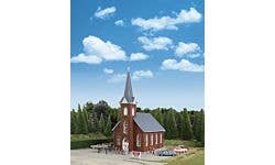 Walthers Cornerstone 933-3496 HO Brick Church Kit