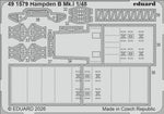 Eduard 491579 1/48 Photo Etch Hampden B Mk.I for ICM