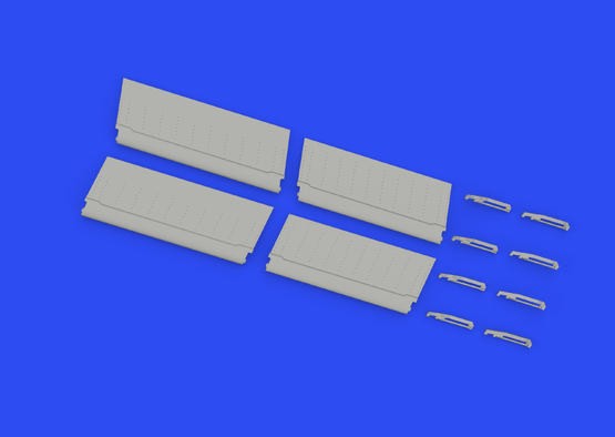 Eduard 648783 1/48 Aircraft- P38J Landing Flaps for TAM (Photo-Etch & Resin)