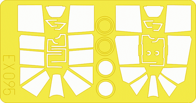 Eduard EX095 1/48 Paint Mask for HASEGAWA J2M Raiden Canopy Mask Set