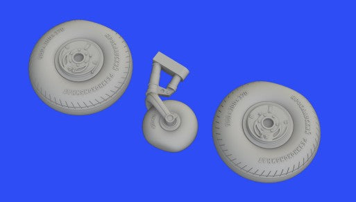 Eduard 672227 1/72 Aircraft- Pe2 Wheels for ZVE (Mask & Resin)