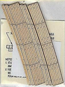 Blair Line 129 HO Scale Laser-Cut Curved 2-Lane Wood Grade Crossing pkg(2)