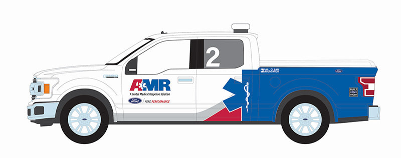 Greenlight 67060-F 1/64 Scale Amr Safety Team - 2020 Ford F-150 Xlt