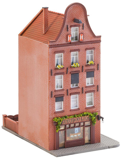 Faller 232335 N Scale Old Town House with Cigar Shop Model Kit