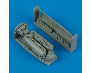 Quickboost 48195 1/48 P40E Warhawk Engine for HSG