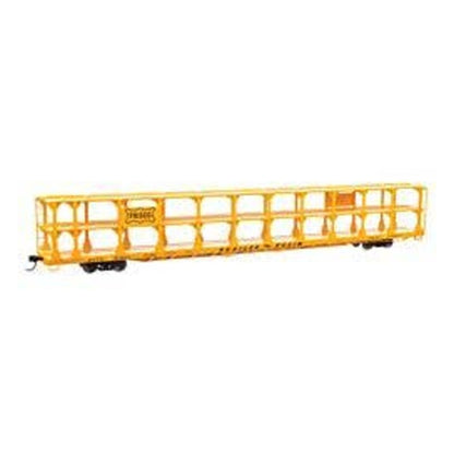 Walthers Mainline 910-8218 HO 89' Tri-Level Auto Rack - Frisco #913614