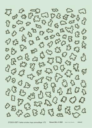 Eduard D72033 1/72 Decal Italian Smoke Rings Camouflage