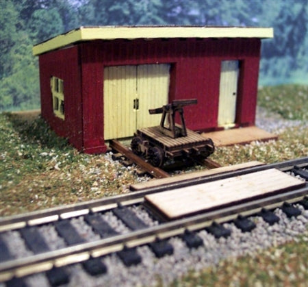 Osborn Models 1108 HO Scale Maintenance Of Way Shed Kit