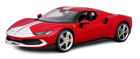 Bburago 16017R 1/18 Ferrari 296 GTB Red Diecast Supercar Replica