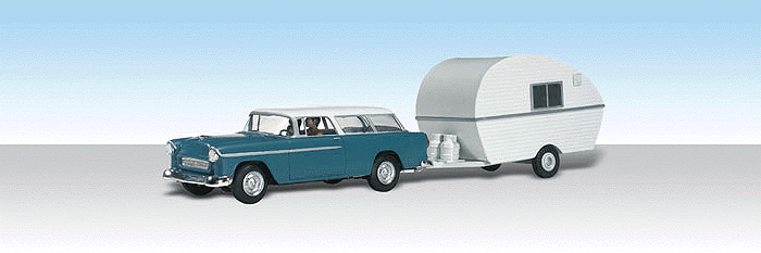 Woodland Scenics 5532 HO Scale Assembled -- Thompson's Travelin' Trailer