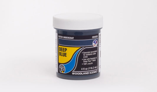 Woodland Scenics CW4530 All Scale Water Undercoat - Deep Blue