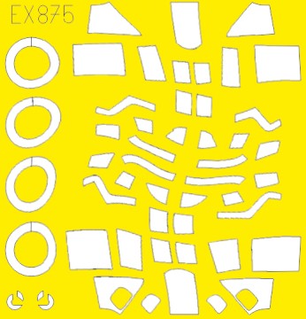 Eduard EX875 1/48 Mask Aircraft- Beaufighter Mk X TFace for TAM