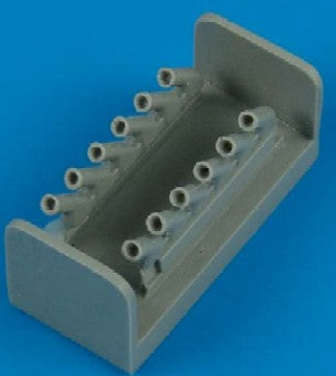 Quickboost 48183 1/48 Spitfire Mk IX Exhausts Round for HSG