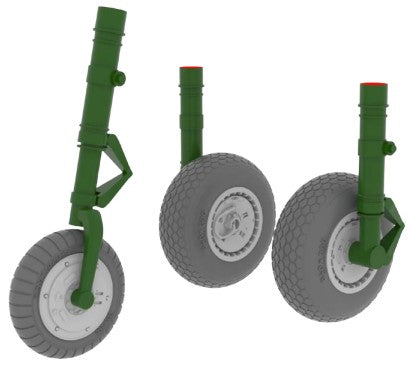 Eduard 632031 1/32 Aircraft- Me262 Wheels for TSM (Resin)