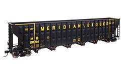 Walthers Mainline 910-56350 HO 73' Wood Chip Hopper - M&B #2004