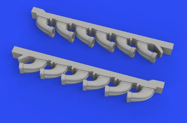 Eduard 672284 1/72 Aircraft- S199 Exhaust Stacks for EDU (Resin)