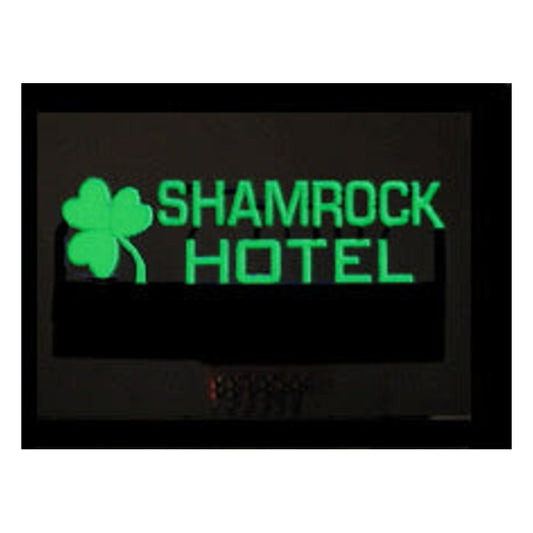 Miller Engineering 6182 HO Scale Shamrock Hotel Animated Sg
