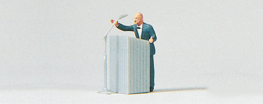 Preiser 28035 HO Scale Small Man Big Words Figure