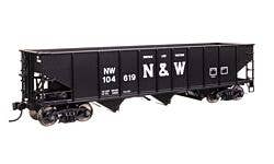 Walthers Mainline 910-56752 HO 70-Ton 3-Bay Hopper N&W #104619