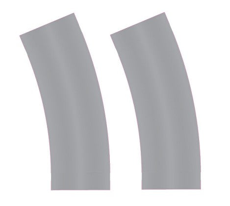 CMR Products 3153210 HO Easy Streets: Aged Asphalt Broad Curve Driveway No Lines