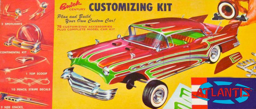 Atlantis Models 1230 1/32 1956 Century Car Customizing Kit (formerly Revell)