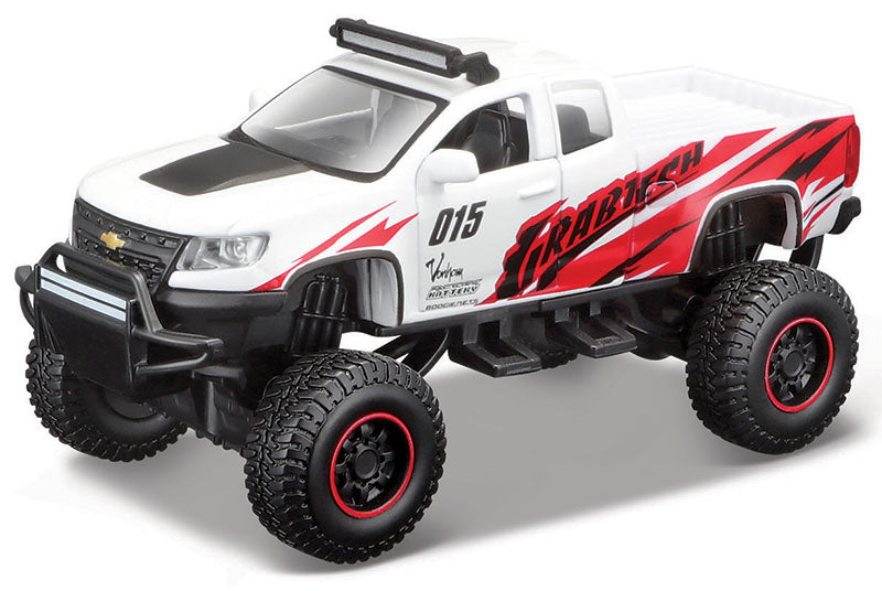 Maisto 25205-P Scale Grabtech - 2017 Chevrolet Colorado Zr2 Pickup Truck