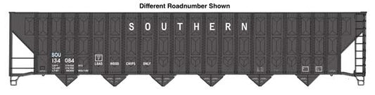 Walthers Mainline 910-56372 HO Scale 73' Wood Chip Hopper RTR Southern #134213