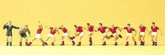 Preiser 10075 HO Scale Soccer Team Figure Set
