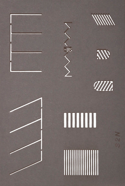 Noch 34240 N Scale Street Marking Stencils, 5 Stencils