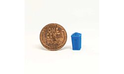All Scale Miniatures 870849 HO Square Recycling Bin 5-Pack