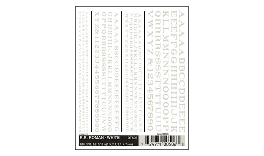 Woodland Scenics DT506 All Scale RR Roman White