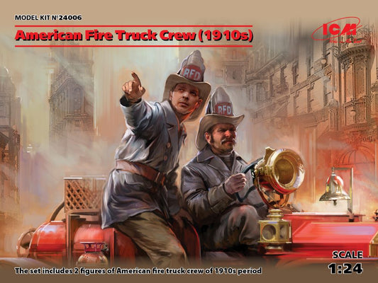 ICM Models 24006 1/24 American Fire Truck Crew 1910s (2)