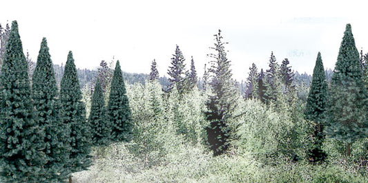 Woodland Scenics TR1587 All Scale Blue Spruce - 18/pkg