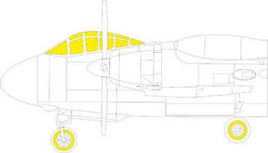 Eduard CX637 1/72 Mask AJ-1 for Roden Canopy Mask Set