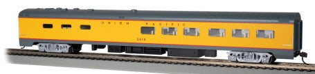Bachmann 14802 HO 85’ Smooth-Side Dining Car w/Lighted Interior Union Pacific #3