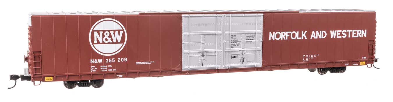 Walthers Proto 102123 HO Scale 86' Pullman-Standard Double-Door Hi-Cube Boxcar -