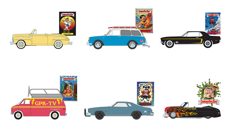 Greenlight 54110-CASE 1/64 Scale Garbage Pail Kids Series 7