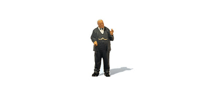Preiser 28264 HO Scale Sir Winston Churchill - Individual Figure