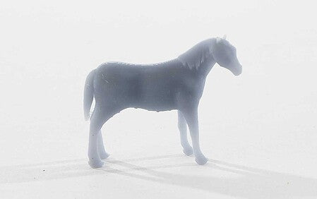 All Scale Miniatures 871953 HO Scale Horse -- Unpainted 3D Printed Figure