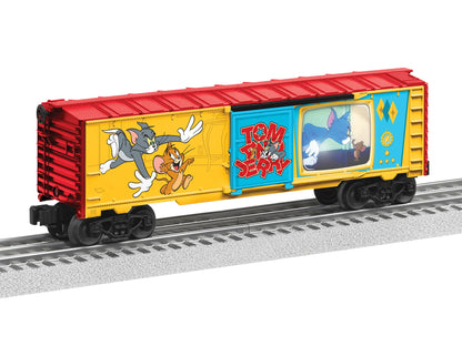 Lionel 6-2528530 O Gauge Tom and Jerry Illuminated Cartoon Boxcar